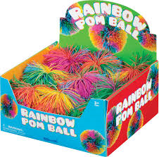 Rainbow Pom Ball